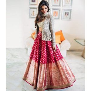 indo western lehenga 