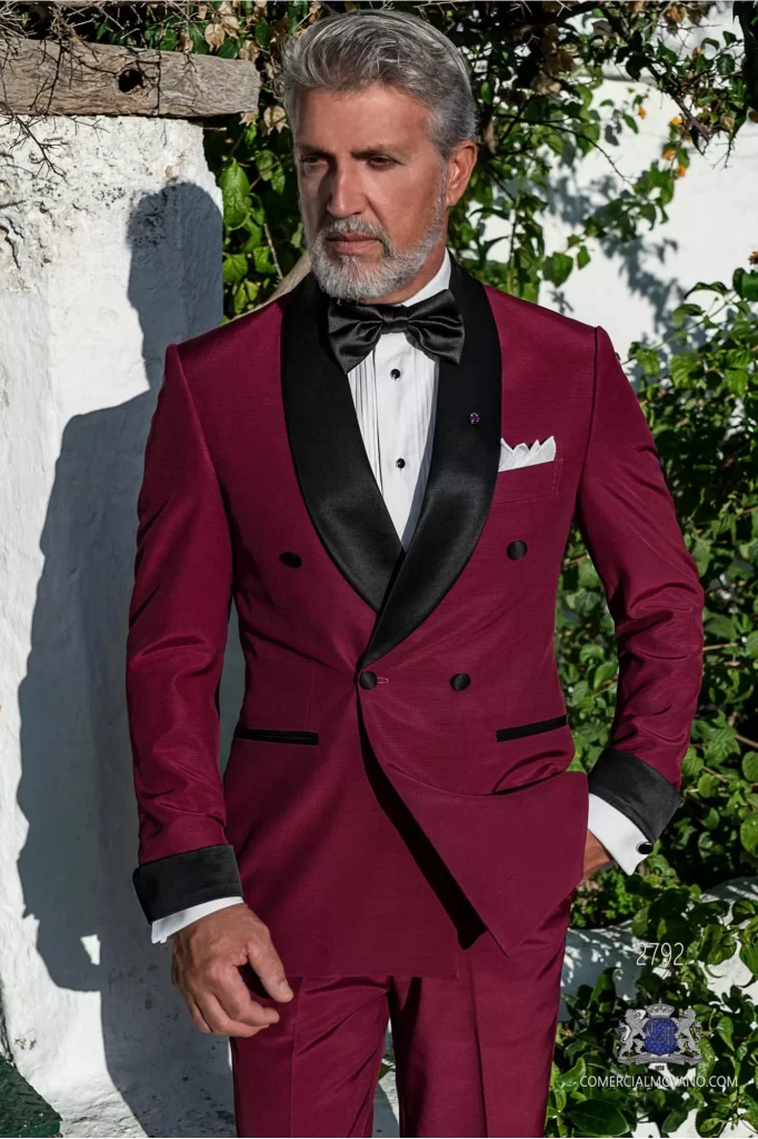 Double-Breasted Tuxedo Suit