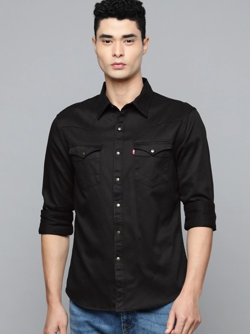 Plain Black Shirts