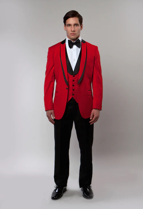 Red Tuxedo Suits For Men