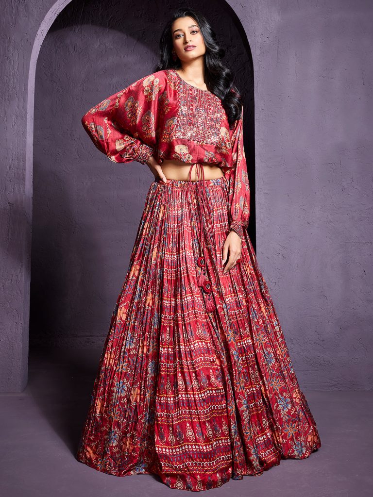 Plus size fashion with lehengas