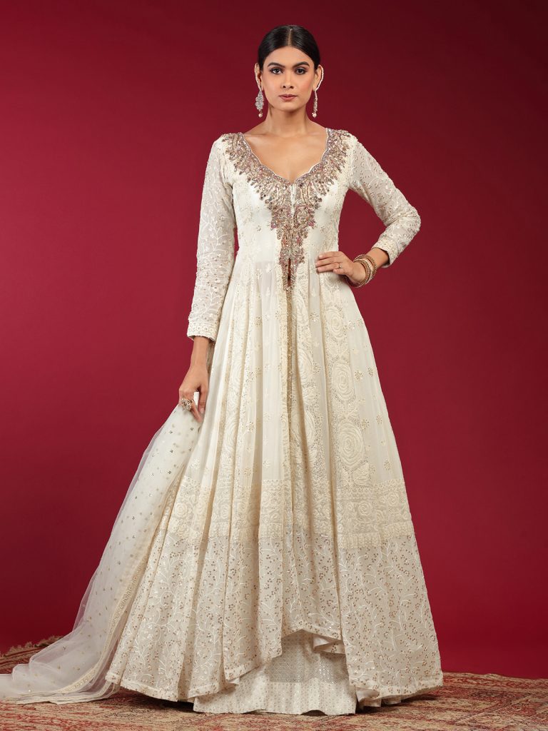 Indo western salwar suits for winter fashion