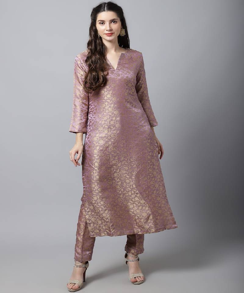 brocade salwar suits