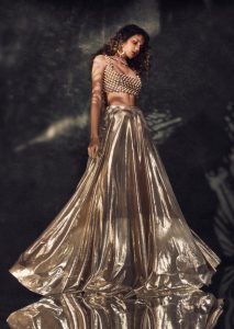 Metallic Lehenga outfits 