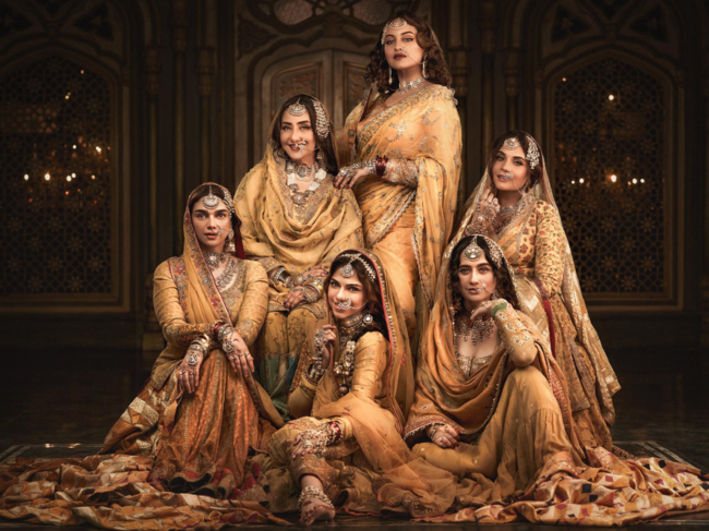 Heeramandi Full Flare Voluminous Indian dresses inspiration