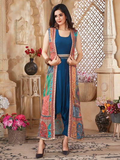 Summer Printed Jumpsuit in Indian Style
