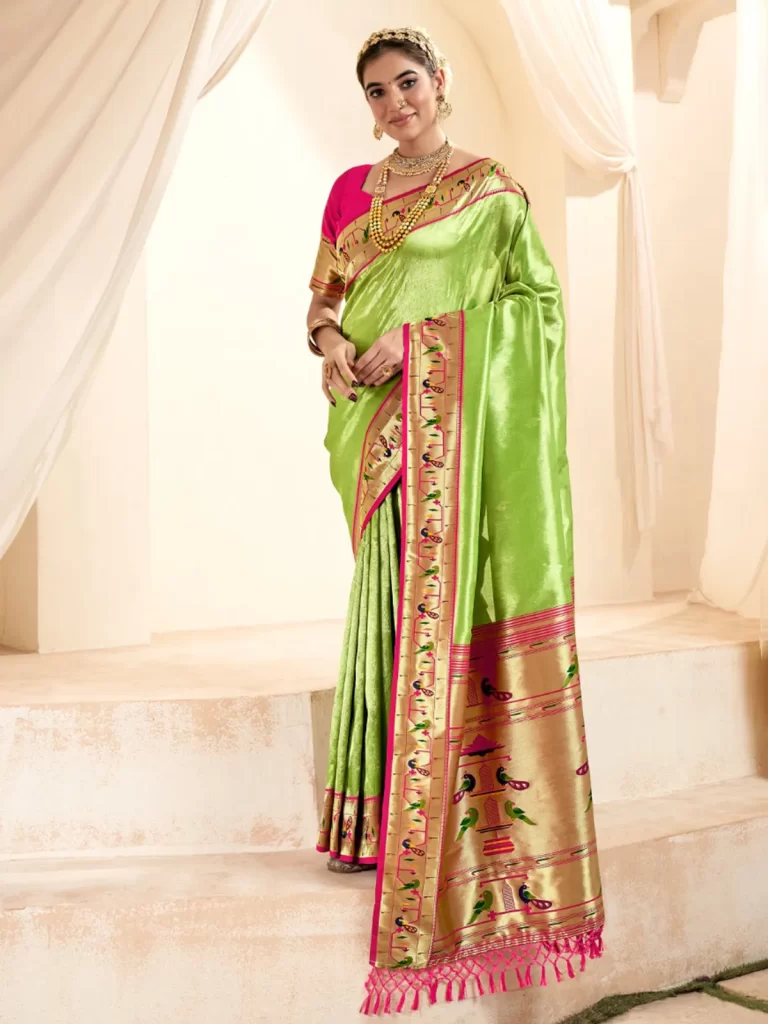 Semi-Silk Tissue Sarees